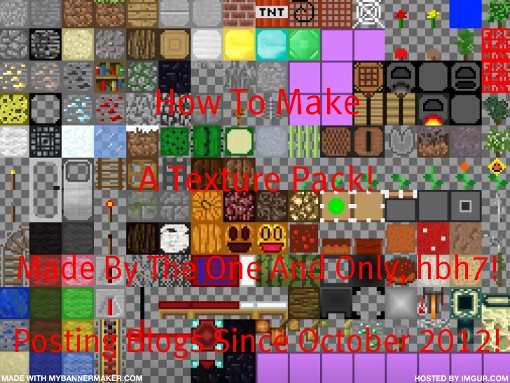 Make your own minecraft texture pack free
